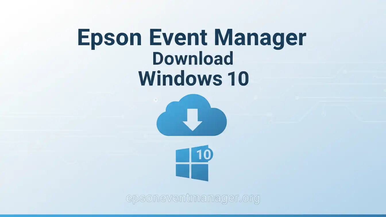 epson event manager download windows 10