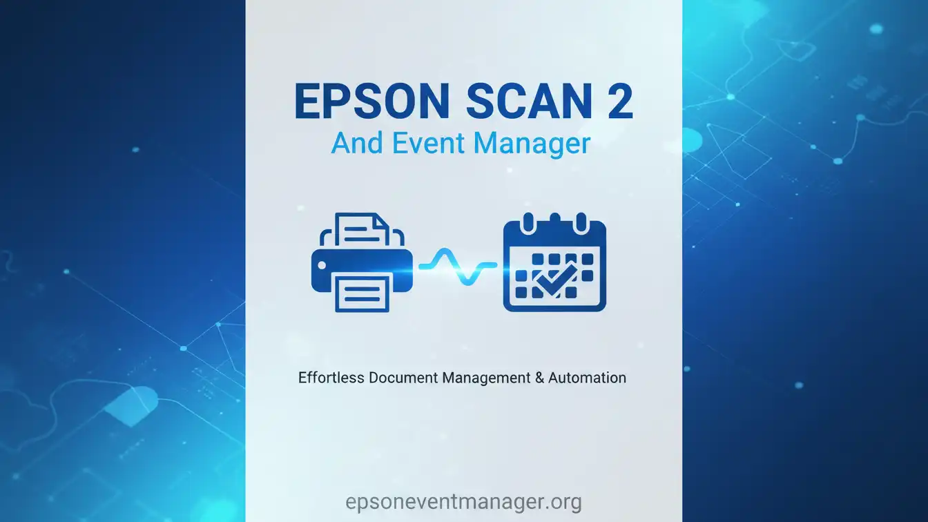 Epson Scan 2 And Event Manager