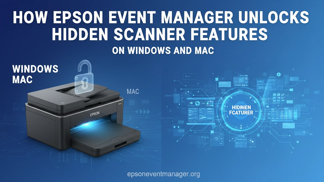 How Epson Event Manager Unlocks Hidden Scanner Features On Windows And Mac