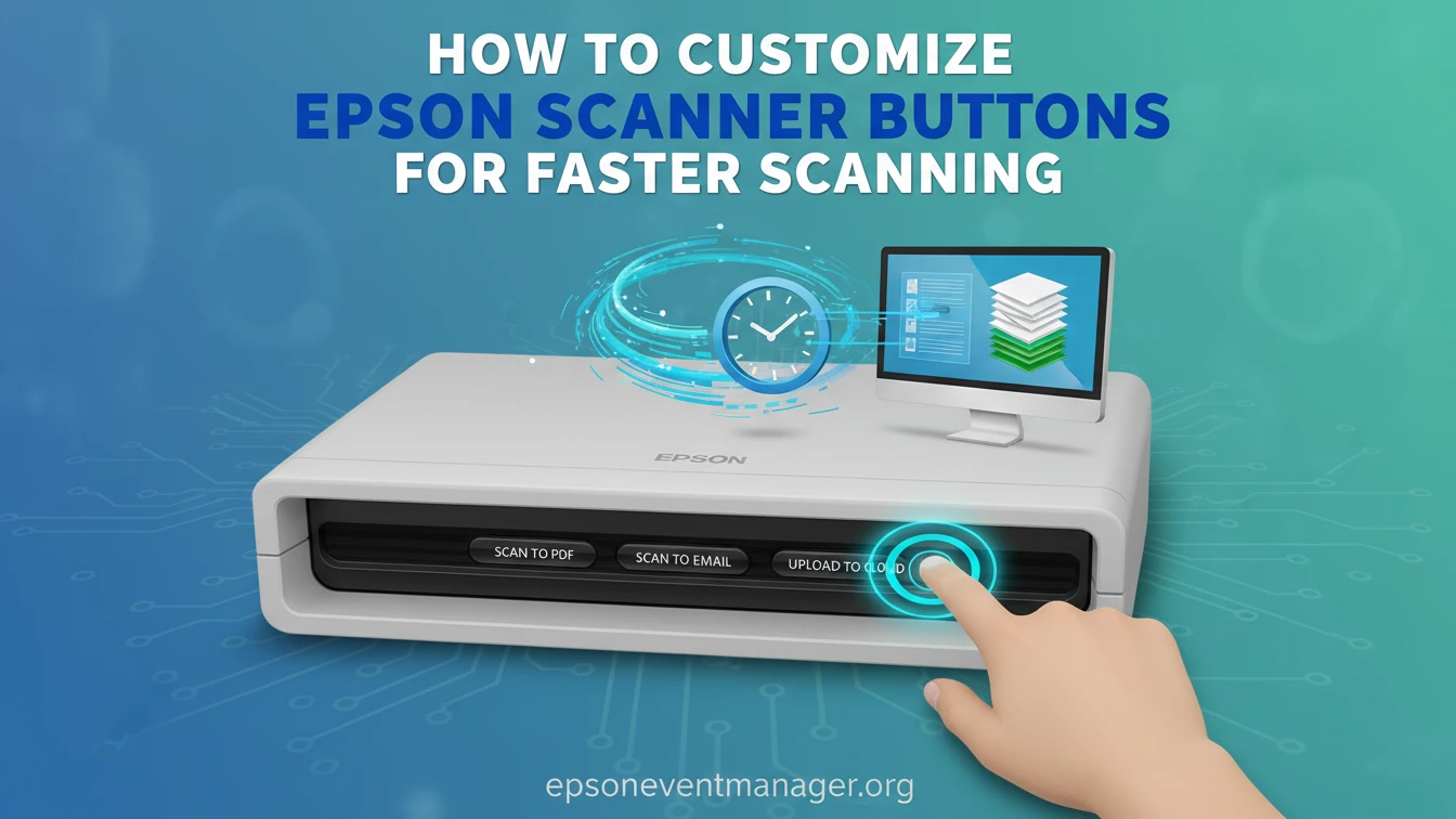 How To Customize Epson Scanner Buttons For Faster Scanning