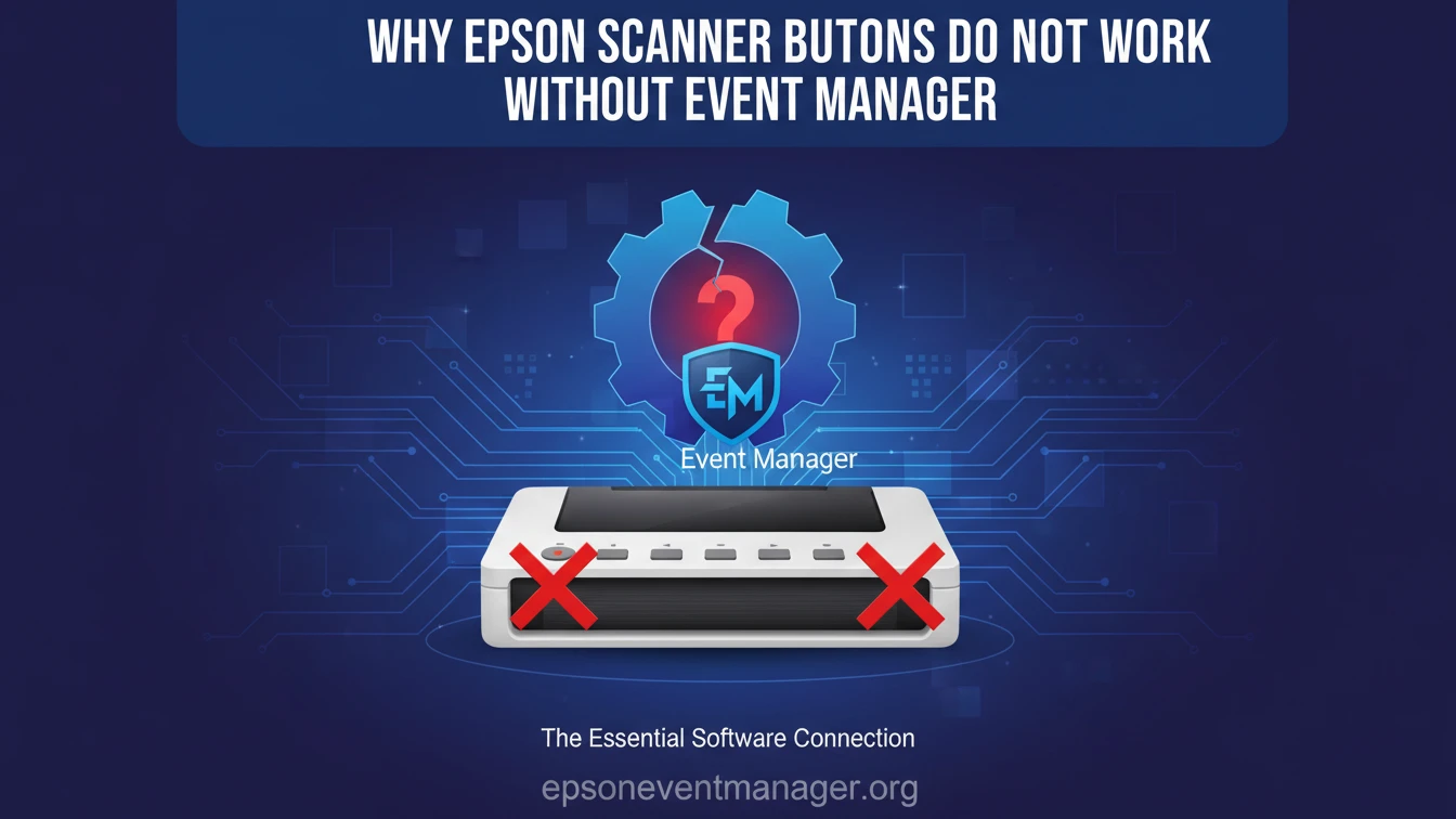 Why Epson Scanner Buttons Do Not Work Without Event Manager